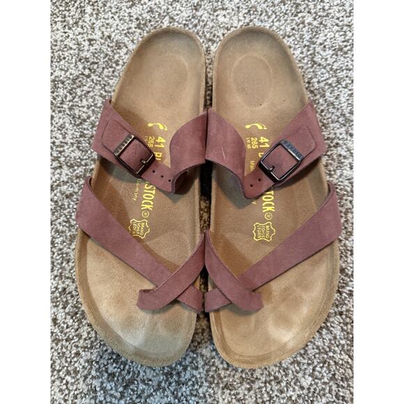 Birkenstock Women's Light Pink/Darker Mauve Sandal EU 265 41 US 10 - Picture 1 of 7